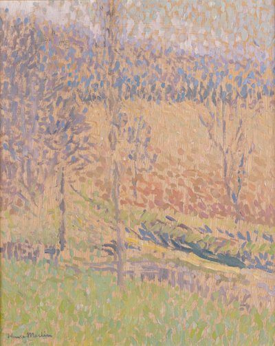 En la niebla, c.1890-1910 de Henri Martin